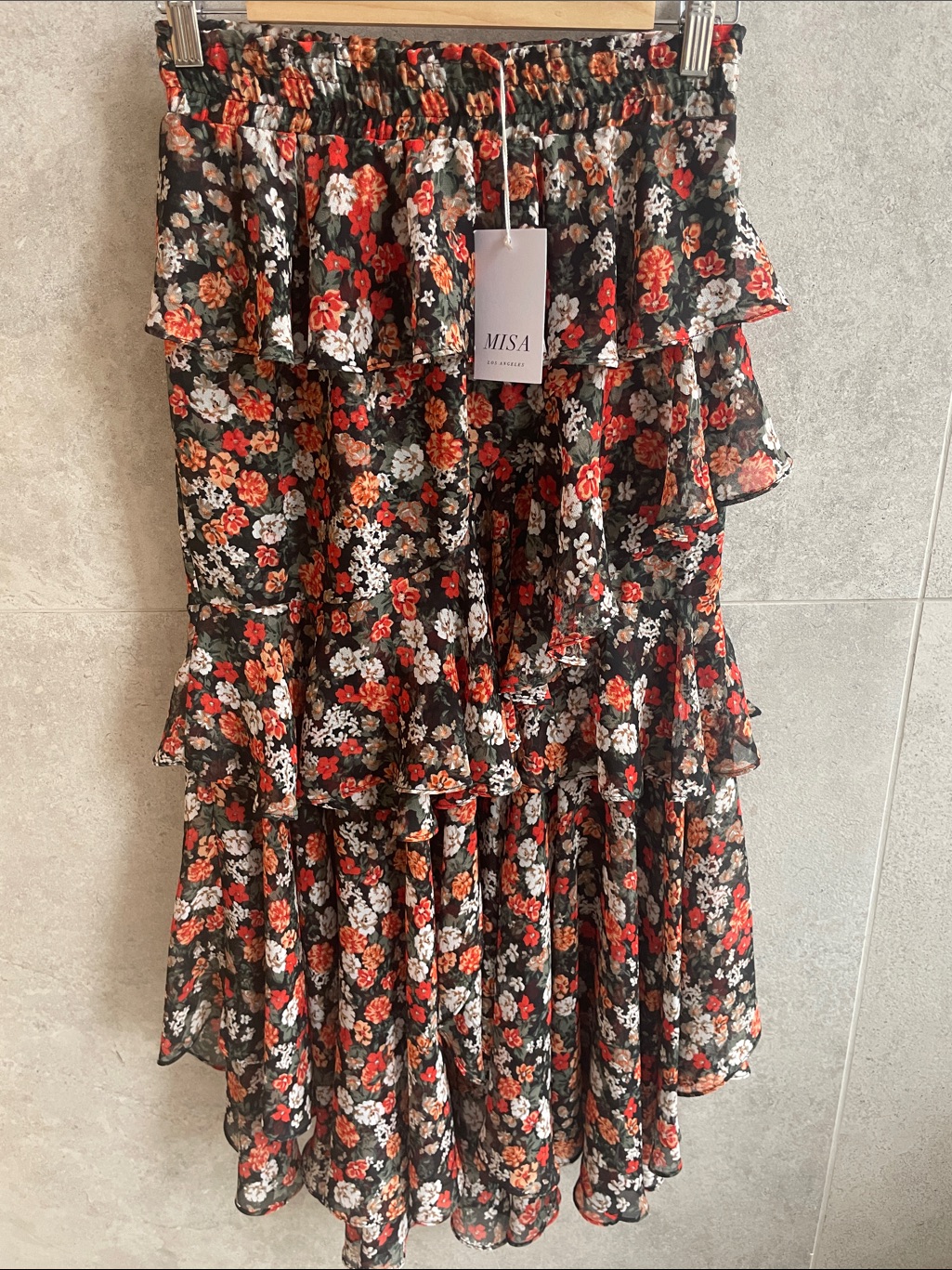 Long Skirt Floral Print Misa (Xs)